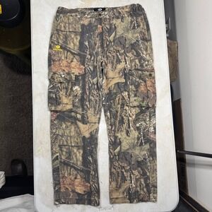 Vintage Mossy Oak Camouflage Cargo Pants Mens 38x30 Realtree Outdoor Hunting Y2K